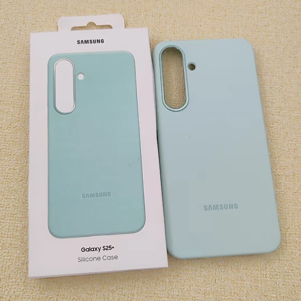 Premium Liquid Silicone Phone Case with Protection Bumper - Solid Color with Official Packaging