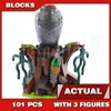 101pcs The Vermillion Attack Egg Kai Rivett Slackjaw 10578 DIY Building Blocks Children Sets Compatible