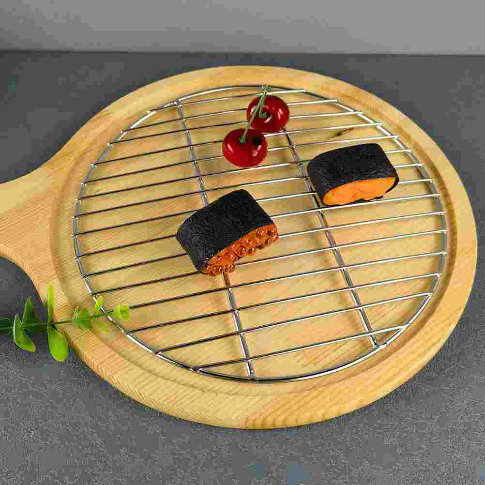 Round Grill Mesh Round Grill Grate Multi-function Mesh Net Practical Barbecue Wire grill mesh