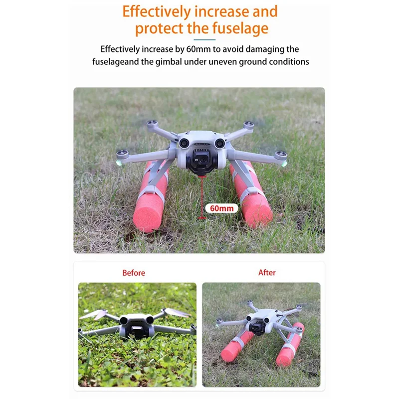 Kit flotteur atterrissage pour DJI Mini 4 Pro/Mini 3/Mini 3 Pro