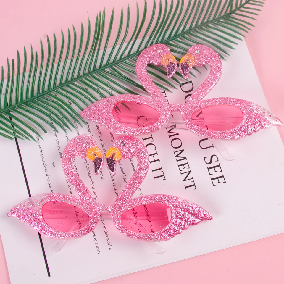 9 Pièces Lunettes De Soleil Hawaïennes, Lunettes De Soleil De Fête Luau