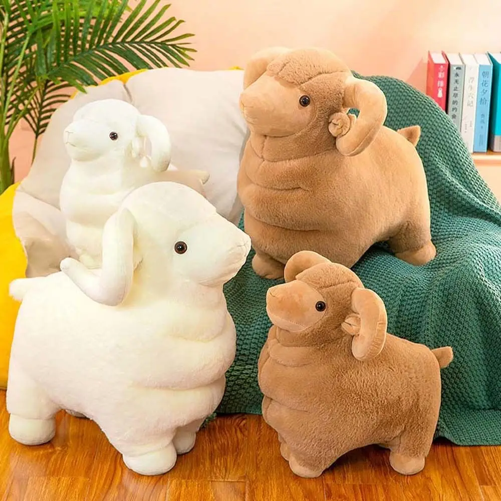 Sheep Plush Pillow Sleeping Pillow Animal Dolls Plush Animal Toy Stuffed Animals Sheep Plush Doll Alpaca Plush Toy Stuffed Toys