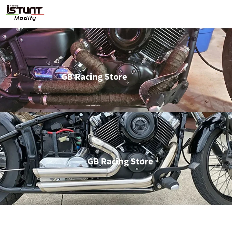 Фото Глушитель для мотоцикла Yamaha Drag Star V star 650 XVS650 DS650 XVS400 650A DRAGSTAR 400 №2