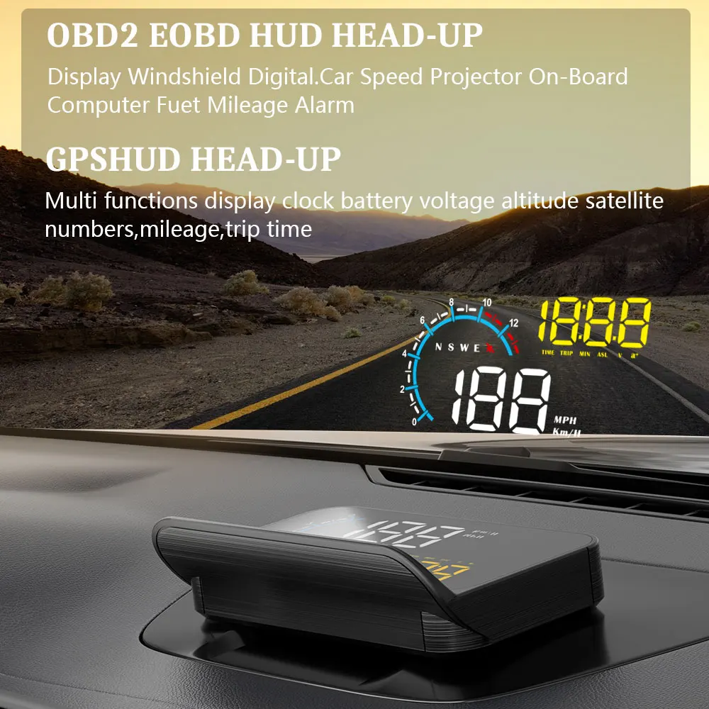 WYING ڵ OBD2 GPS M12 HUD  ÷, º ǻ ڵ  Ʈ,   ,  