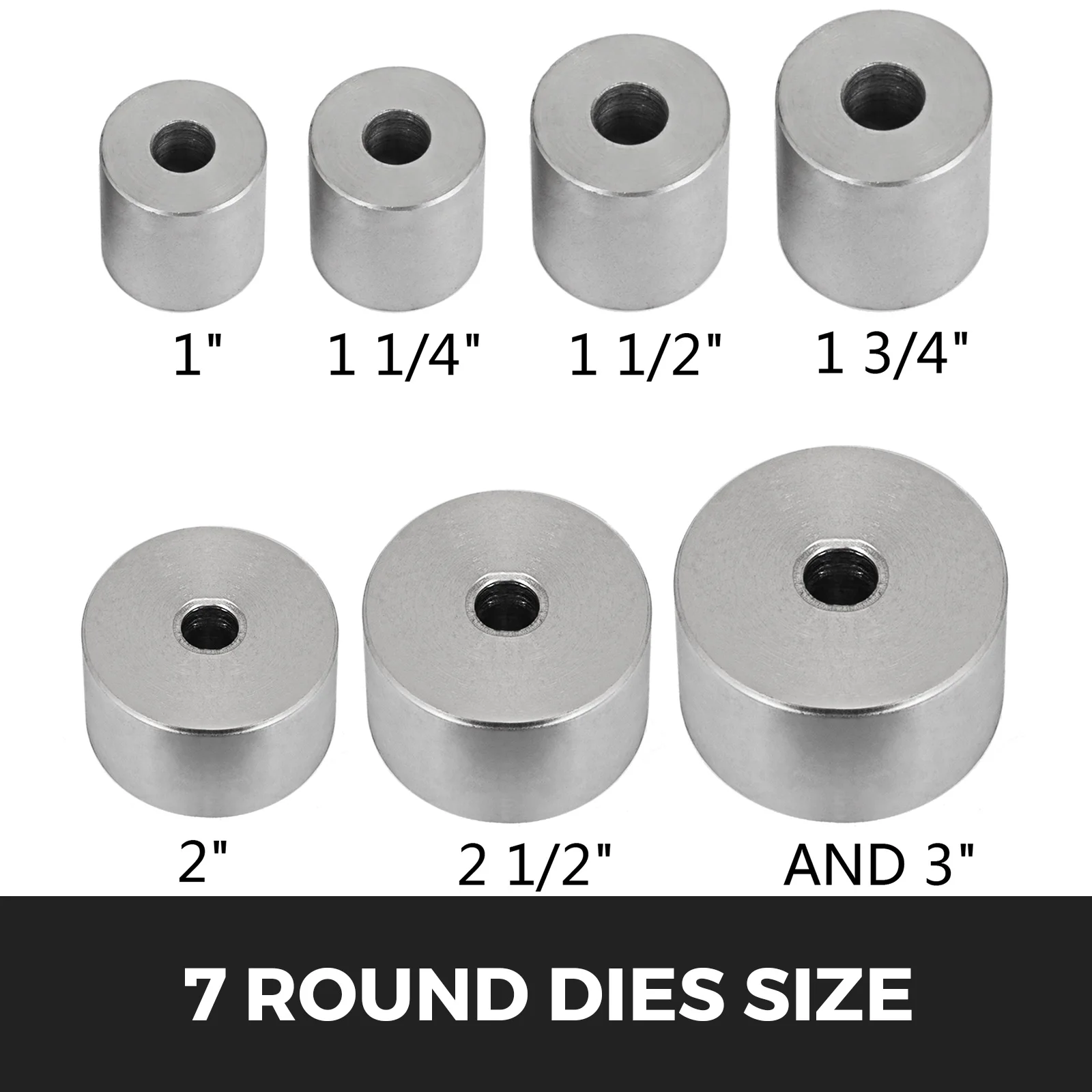 SucceBuy Pipe Bender YP-9 Manual Bench Steel Tube Bending Kit w/ 7Dies 1-3in Multifonction Compact Flat Bar Rod Brake Bends Tool