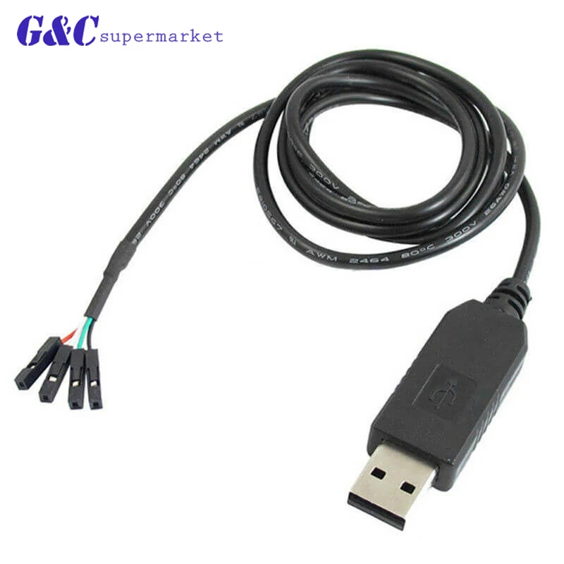 

1pcs/lot PL2303 PL2303HX USB to UART TTL Cable module 4p 4 pin RS232 Converter in stock