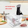 11L Sous Vide Cooker Container And Stainless Steel Sous Vide Rack Sets Detachable Dividers Separator for Immersion Circulator 2