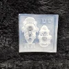 1pc Bowknot  Girl 3D Acrylic Mold  Cartoon  Nail Art Decorations   Design Silicone Decorated   Nail Art Templates Nails  Mold 5
