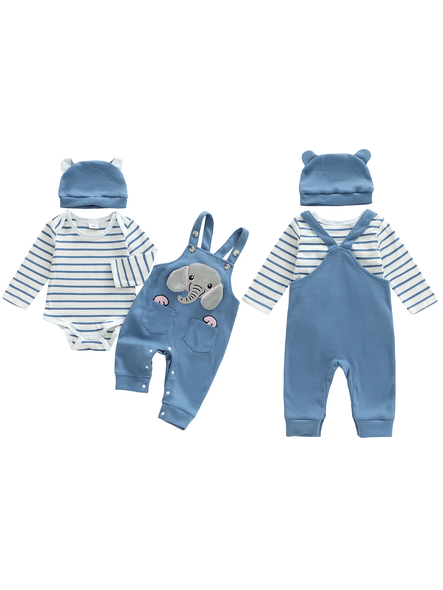 Baby Elephant Romper Set 3