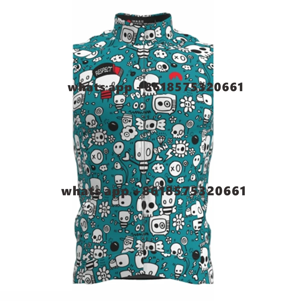 Slopline Cycling Jersey Waterproof Windbreaker Sleeveless Vest Impermeable Ciclismo Men Cycling MTB Bike Ultralight Wind Jacket