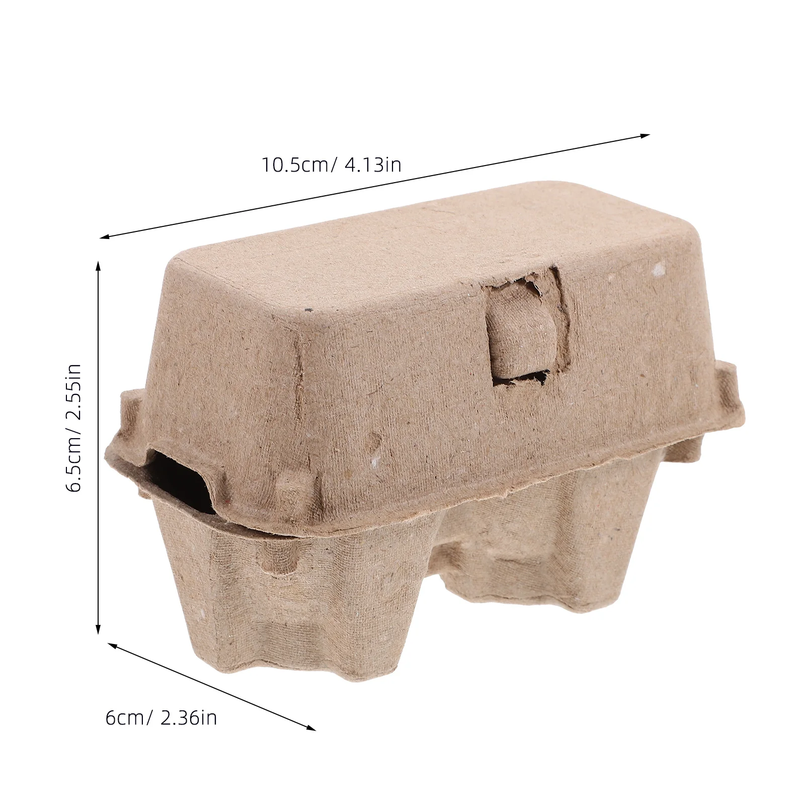 12 Stuks Papieren Eierdozen Lege Kip Ei Lade Houden 2 Eieren Lege Verse Eieren Container Grote Eend Ei Ganzen Eieren houder