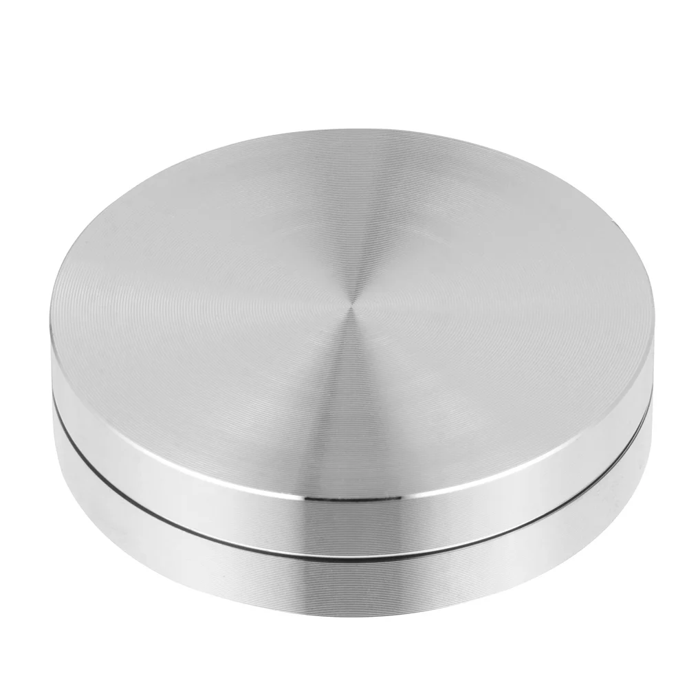 

Rotating Cake Stand Turntable Cake Rotator Base Bearing Aluminium Alloy Revolving Cake Stand For Cake Pastries Cupcake