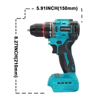 2-Speed Cordless Electric Drill Brushless Handheld 20+1 Torque Rechargeable Drills Electric Power Tools For Makita 18v Battery 2