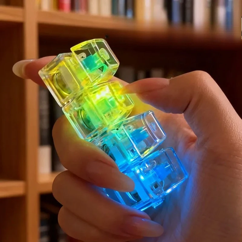 Mechanical Keyboard LED Keychain - Stress Relief & Creative Gift