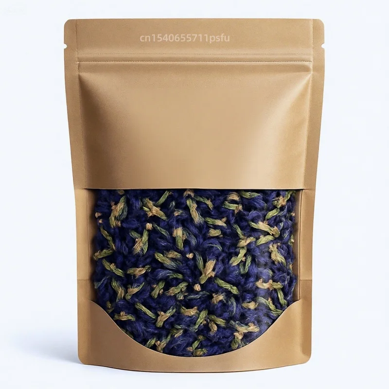 Premium Natural Butterfly Orchid Dry Blue Butterfly Pea Flower For Soap Candle Food Grade Experimental Dyeing Pigment Materials