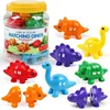 Kid Matching Letters Dinosaur Toy Toddlers Double-Sided Letters Montessori Preschool Educational Fine Motor Jigsaw Puzzle Toy 1