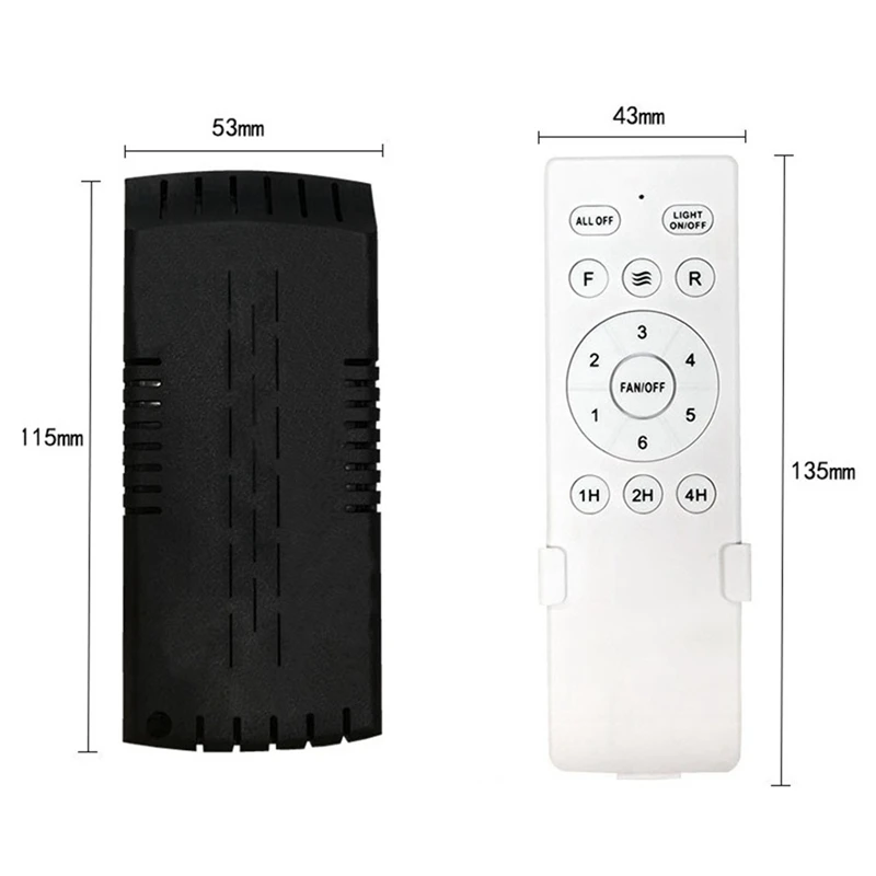 Universal Ceiling Fan Remote Control Kit 6-Speed & Timing Replacement For DC Ceiling Fan Light ceiling fan remote control kit