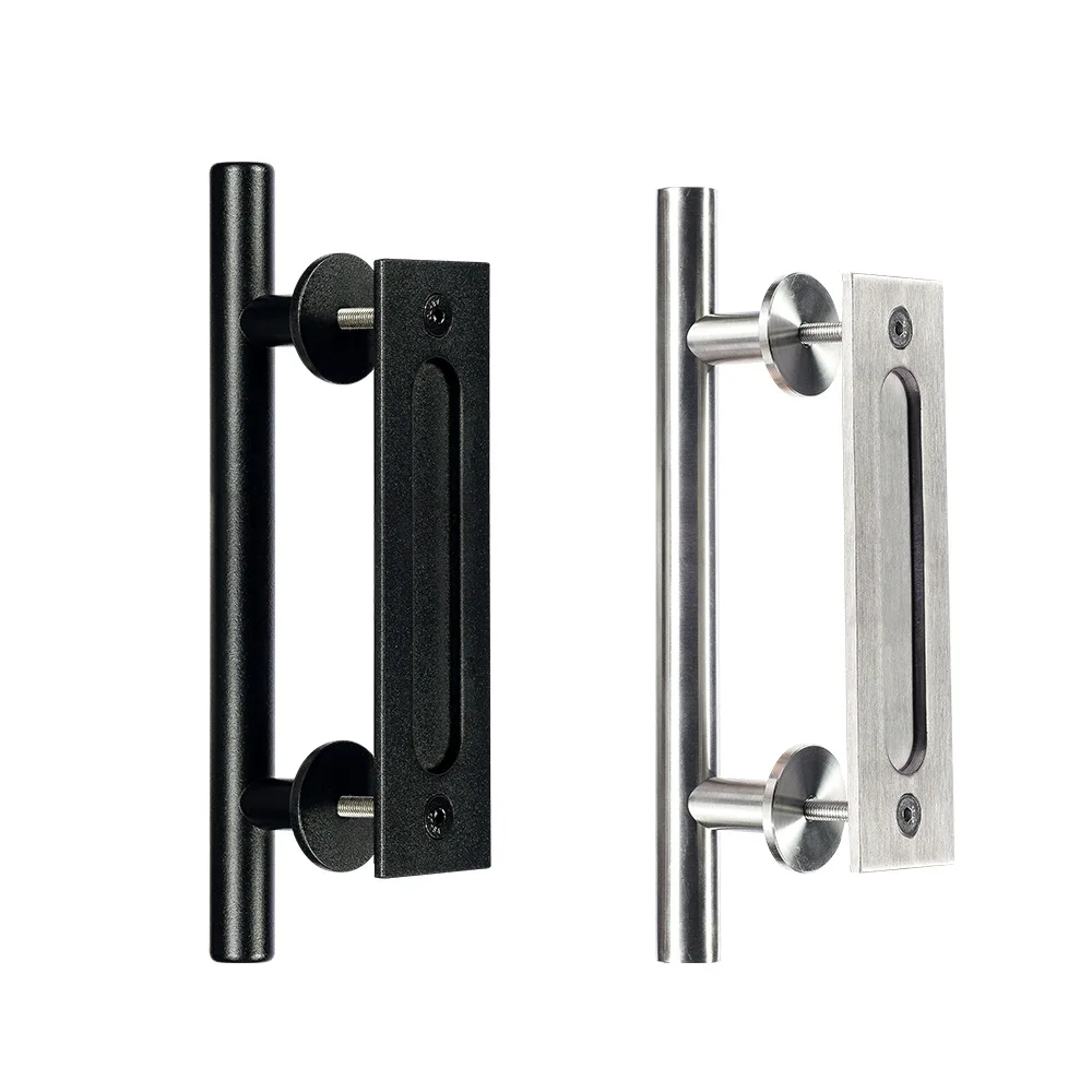 12Inch Sliding Barn Door Handle Pull Heavy Duty Wooden Door Handle Furniture Hardware Gate Shed Garage Cabinet Door Handle