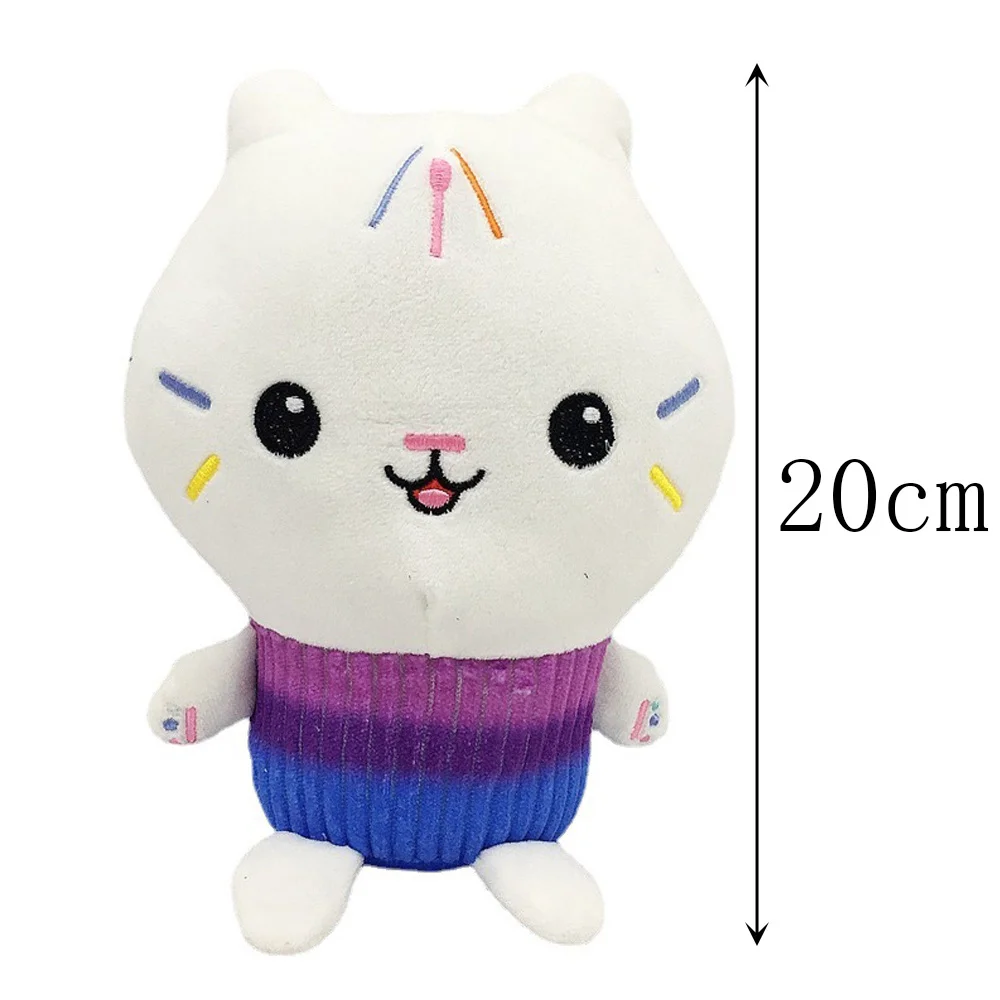 23-25CM Gabby Dollhouse Peluche Cartoon Saison Animaux En Peluche Sirène  Chat Peluche Poupées pour Enfants Cadeaux D'anniversaire De Noël 220121