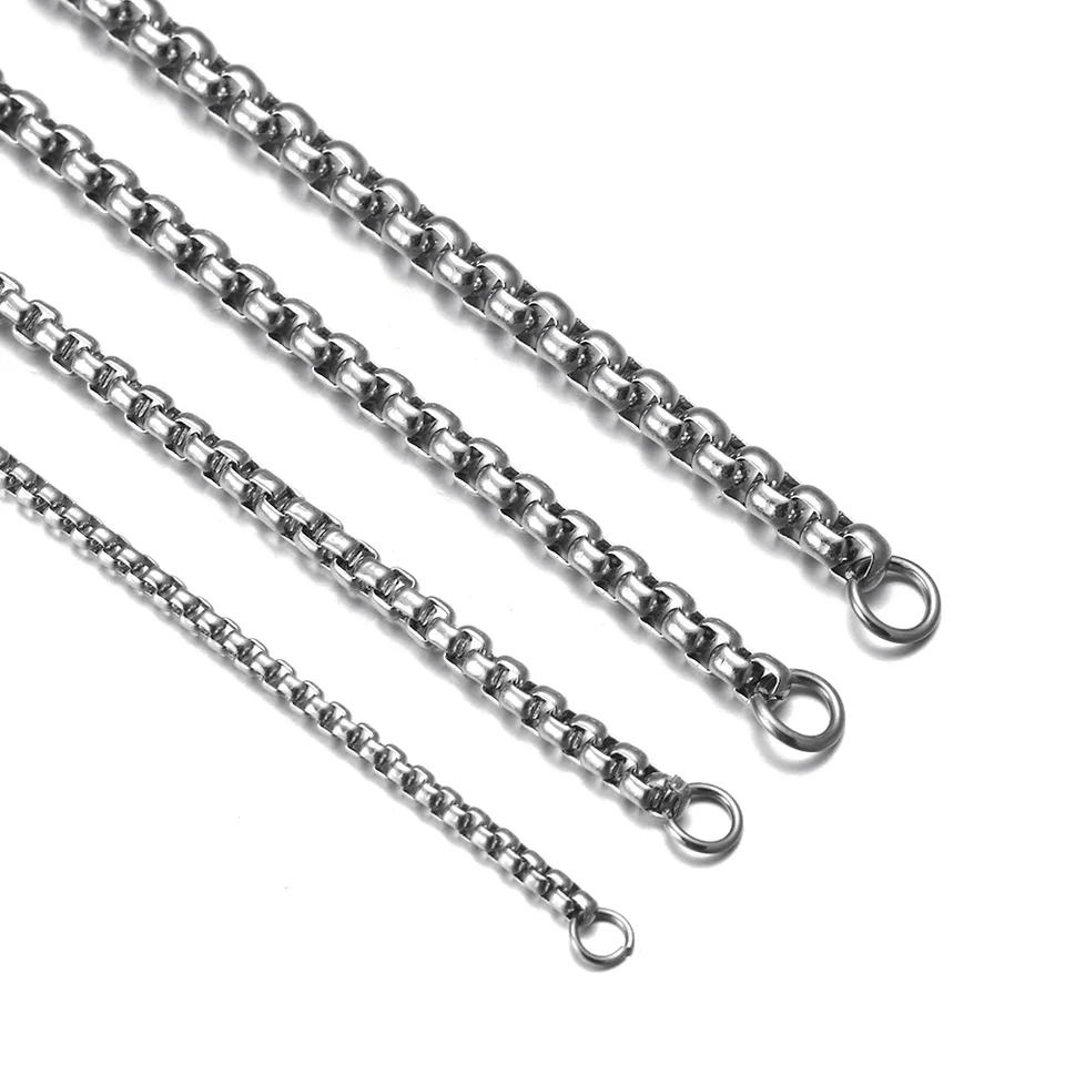 CASSIECA 3Pcs Collana Donna Catena In Acciaio Inox Catena - Foto 8