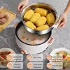 3L Household Multifunctional cooking Pot Non-stick multicooker Rice cooker Hotpot With Steam tray 3 Gears power adjustable EU US 2