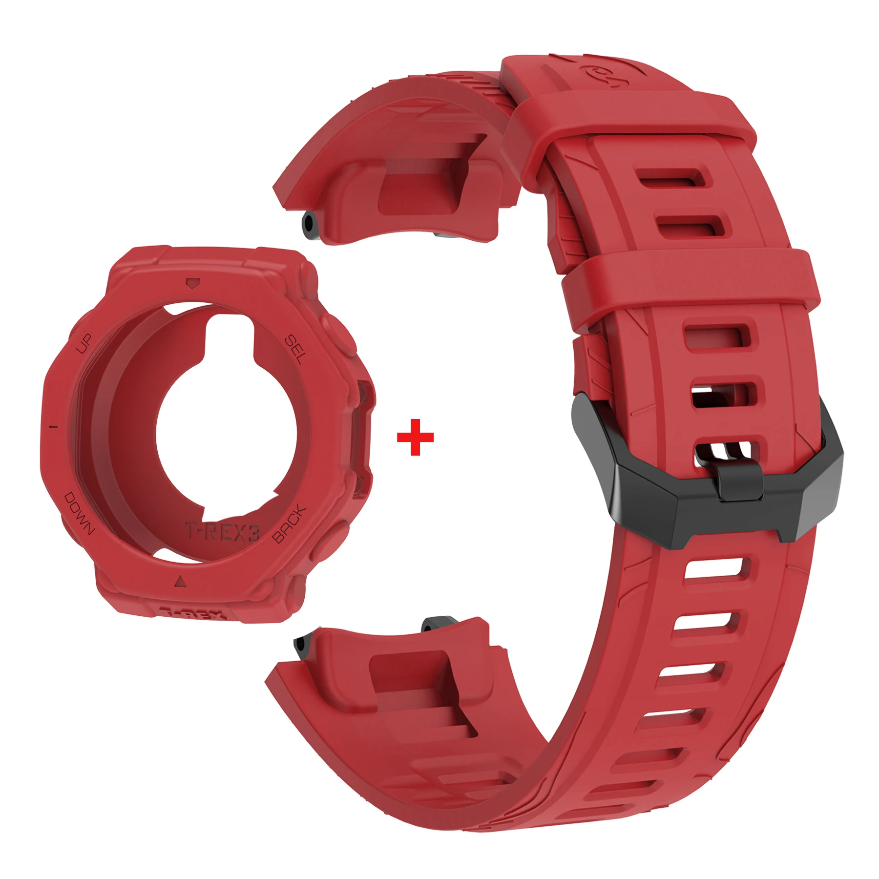 Durable Silicone Strap with Protective Case