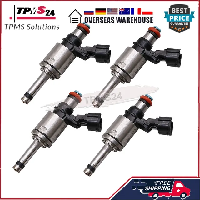 1660000Q2M 4PCS Fuel Injectors For 2016 NISSAN QASHQAI J11 1.2 PETROL AUTO