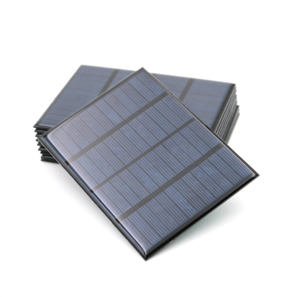 REFURBISHHOUSE 10Pcs Panneaux Solaires Batterie de Cellules Solaires de Silicium Monocristallin 2V 160Ma