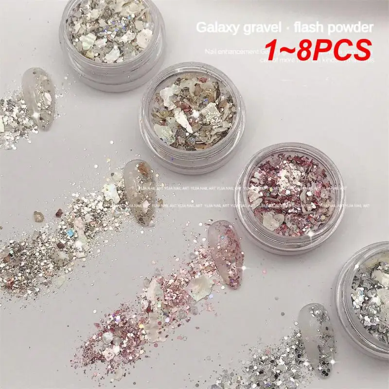 

1 ~ 8 шт., разнообразные металлические бусины для маникюра