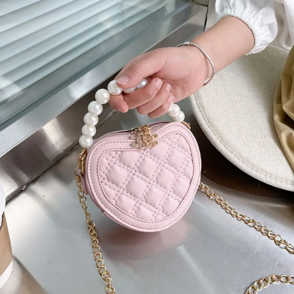 Perla ovládat dívčí mini bedra messenger brašna kněžna náprsní taška devizy měšec kabelky roztomilá dětské heart-shaped crossbody pytle