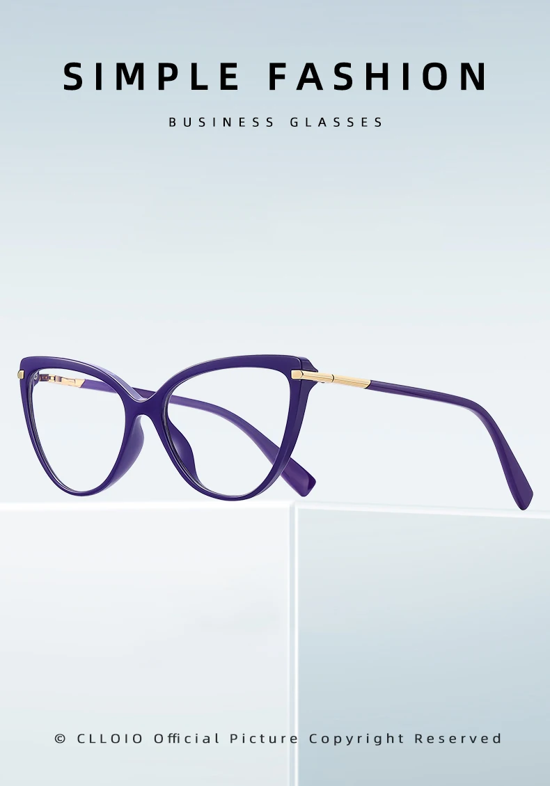 Luxury Cat Eye Glasses – Versatile Reading Glasses Women with Anti Blue Light Lenses