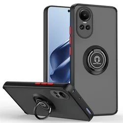 Custodia opaca shockproof di alta qualità con supporto magnetico a anello per OPPO Reno 10 Pro Plus 5G