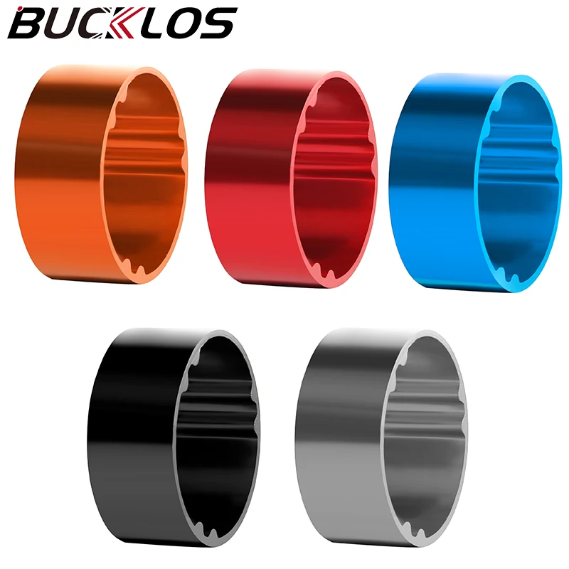 BUCKLOS 알루미늄 합금 자전거 헤드셋 와셔, 초경량 자전거 스템 스페이..