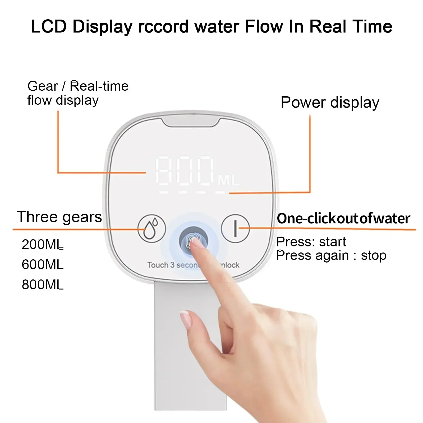 Description Picture 5 of itemElectric Water Gallon Pump Automatic Water Pump 19 Liters Foldable Desktop Water Bottle Pump USB Rechargeable Waters Dispenser