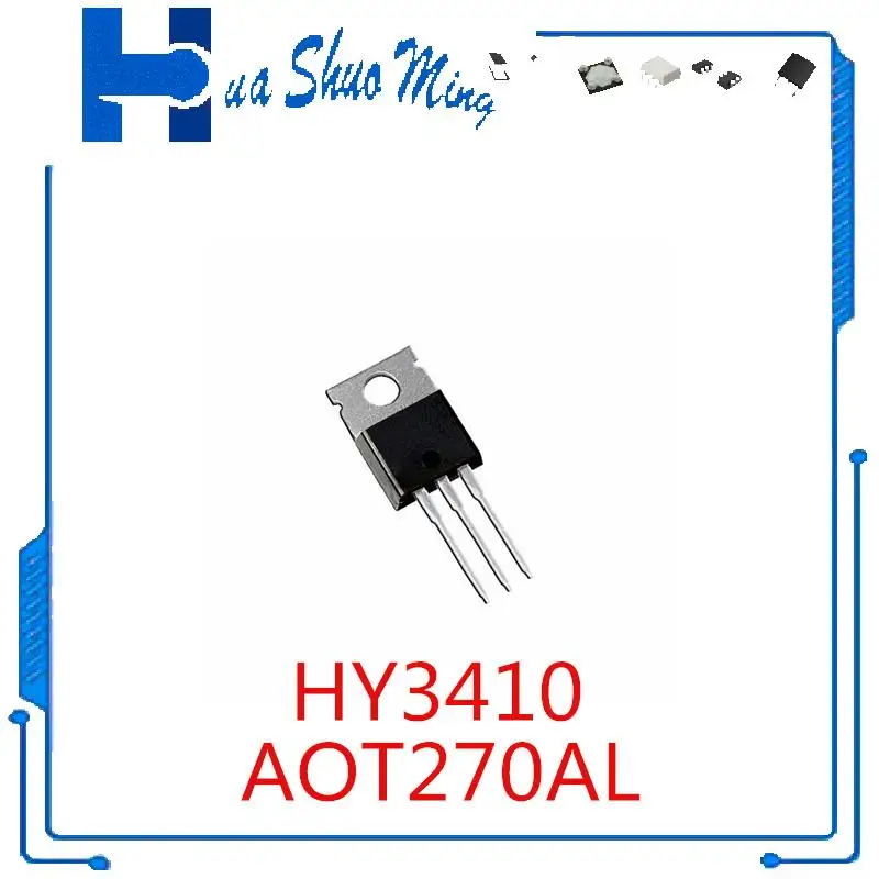 

10Pcs/Lot AOT270AL AOT270A N140A HY3410 HY3410P TO-220