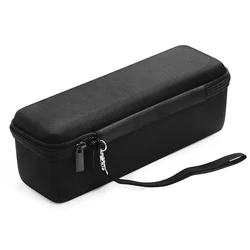 Shockproof Portable Carrying Case with Pocket for Wireless Speaker Protection (Black)