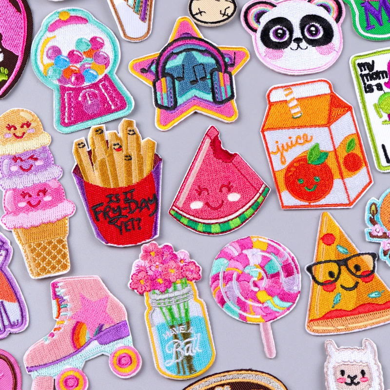 4 Pièces / Ensemble Patchpatch Brodé Pour Vêtements, Décoration De 4 Pièces / Ensemble Patchpatch Brodé Pour Vêtements, Décoration De