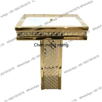 อ่างล้างหน้าทรงกลมสไตล์โมเดิร์นสีทองรุ่นใหม่ พร้อมขาตั้งเซรามิกสำหรับห้องน้ำ 6