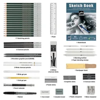 34/42/54/72/76/96 Pcs Drawing Sketching Coloring Set Drawing Pencils & Sketching Kit Art Tool Kit Professional Art Supplies Set 5