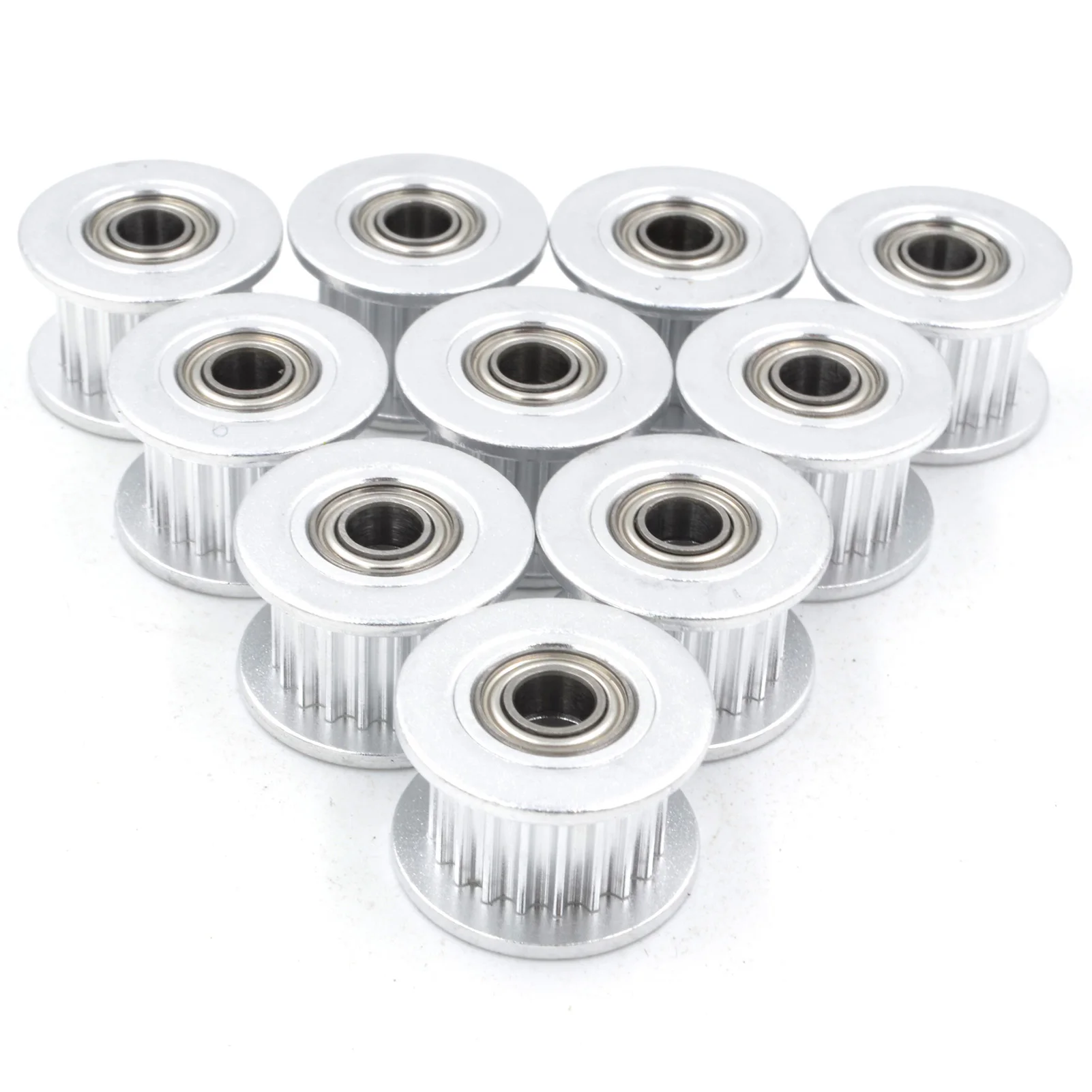 Fixed Pulley Belt Pulley POWGE 2MGT 2GT 20 Teeth Idler Pulley Bore 4mm/5mm belt Width 7.7mm/15mm Creality K1 BambuLab