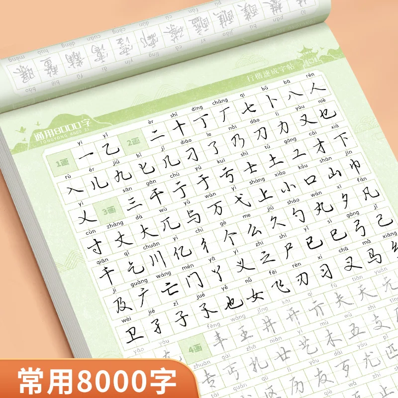 Copybook Calligraphy Learn Chinese Character Calligraphy Practice Commonly Used Tang Poetry Poems Characters Beginners Supplies - 5