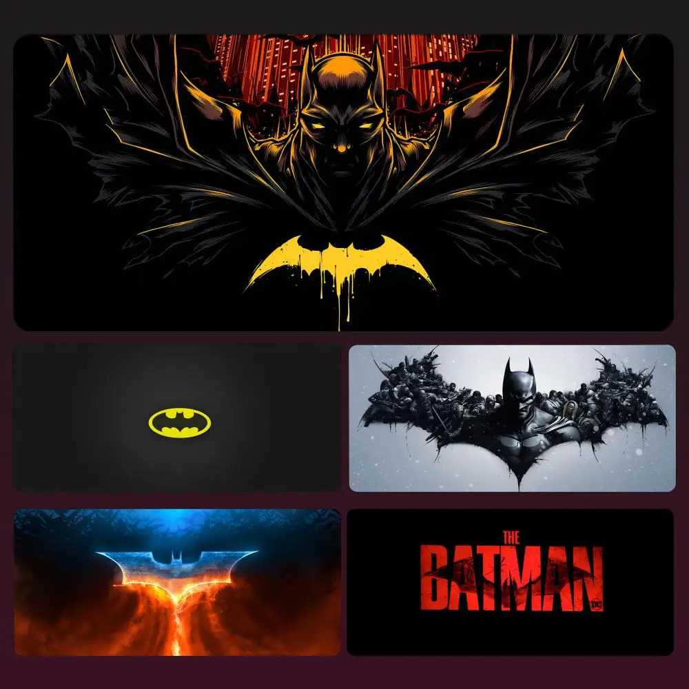 Movie Mousepad Anime Mouse Pad Gamer Desk Gaming Laptop Pc Gamer Accessori Mouse Tastiere B-Batmans Logo