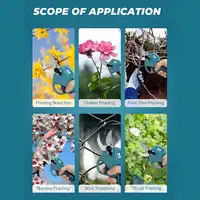 35MM Brushless Electric Pruning Shear High Power Cordless Scissors Fruit Tree Pruning Cutting Tool for Makita 18V Battery 2
