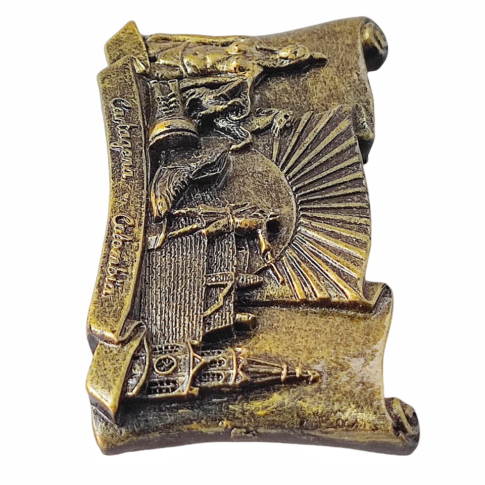 Cartagena Colombia magnete da frigorifero souvenir da viaggio 3D decorazione per frigorifero adesivo magnetico dipinto a mano collezione artigianale