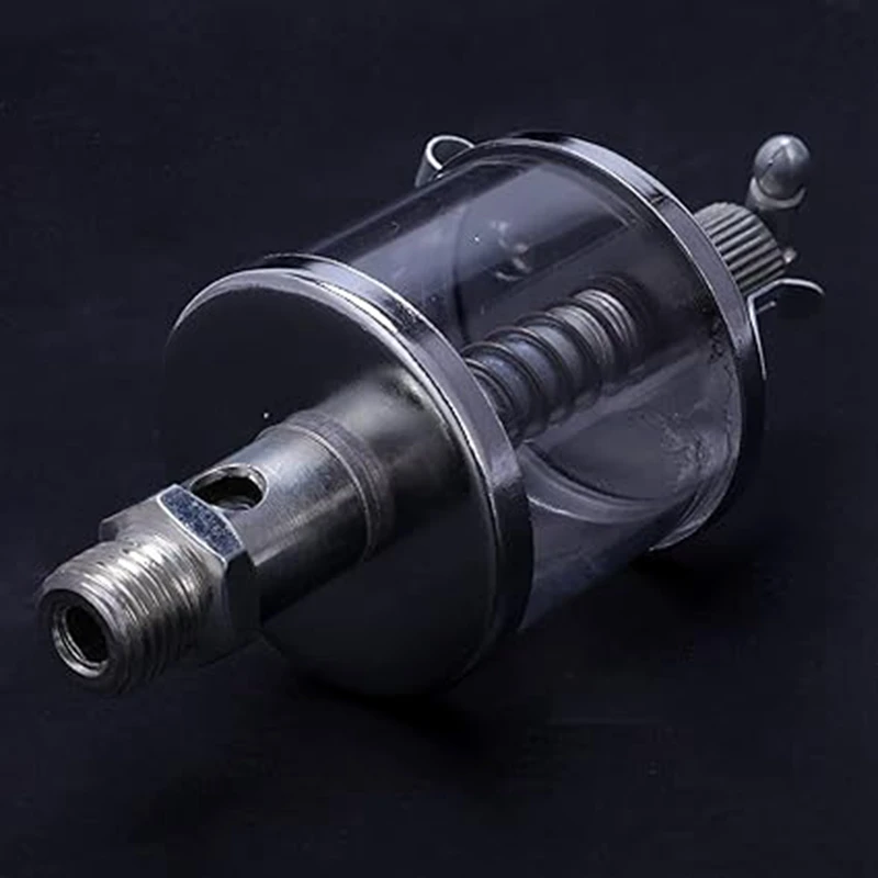5PCS 50ML Engine Oil Gravity Drip Injectors, Needle Valve Oil Cups, Glass Cups, Machine Tool Cups Easy Install