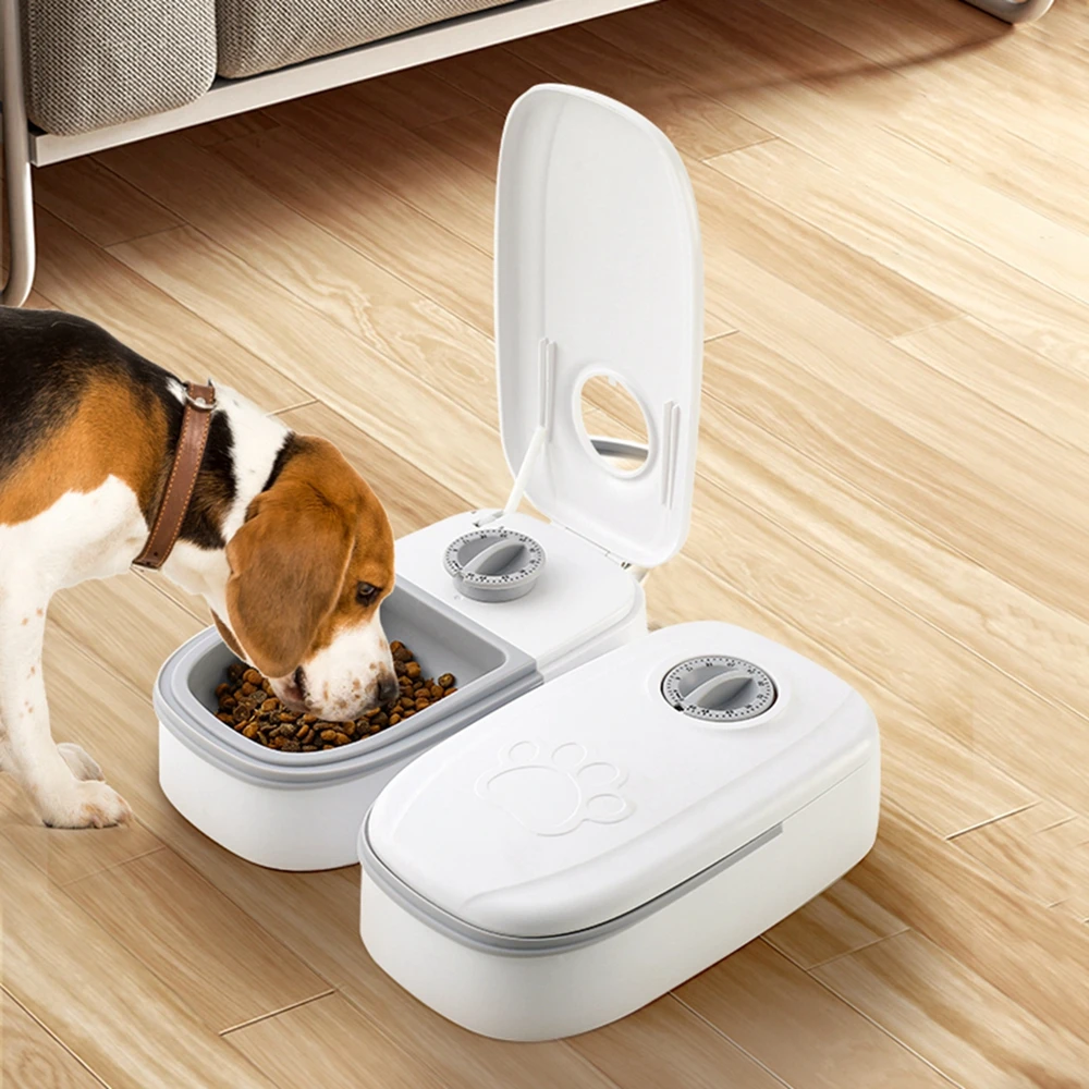 Automatic Pet Feeder Dog Food Dispenser Convenient Cat Food Bowl  Food Storage Container Household Pet Accessories