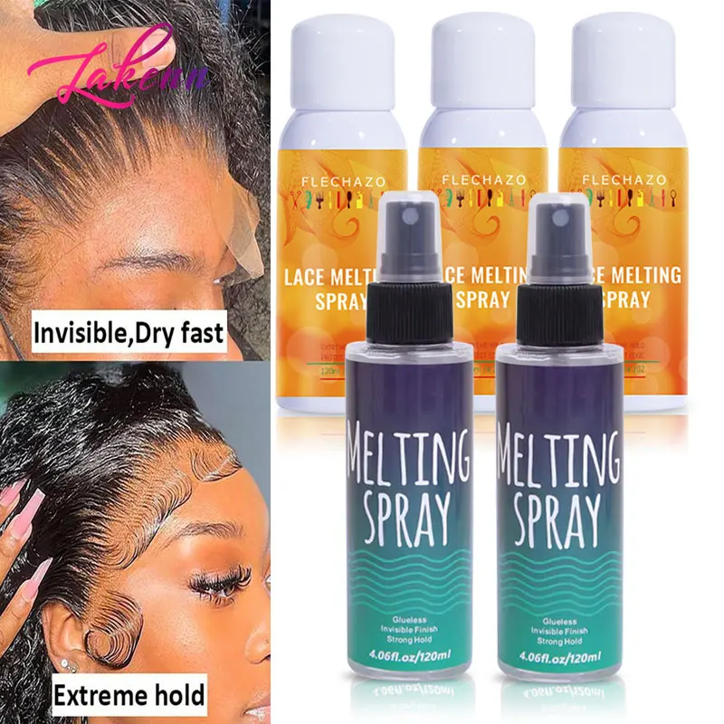 

Lace Hold Spray Lace Melt Spray Strong Hold Glueless Wigs Edges Lay Down Spray Quick Dry Lace Bond Spray Lace Melting Spray