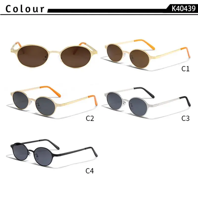 CATERSIDE Mode Punk Sonnenbrille Männer Polarisierte Metall Design Sonnenbrille Frauen Im Freien Fahren Angeln Einkaufen Reise Brillen – Detail 1