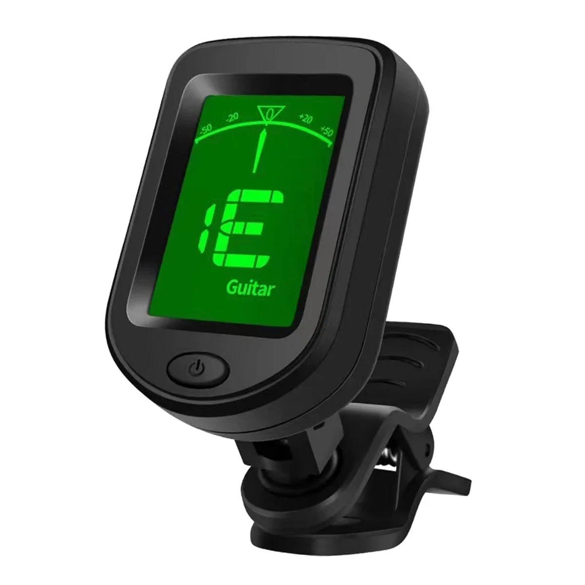 Bright LCD Screen Clip-On Digital Instrument Tuner with Chromatic Modes