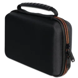 Deluxe Hard Protective Shell Carrying Case (Orange zipper)